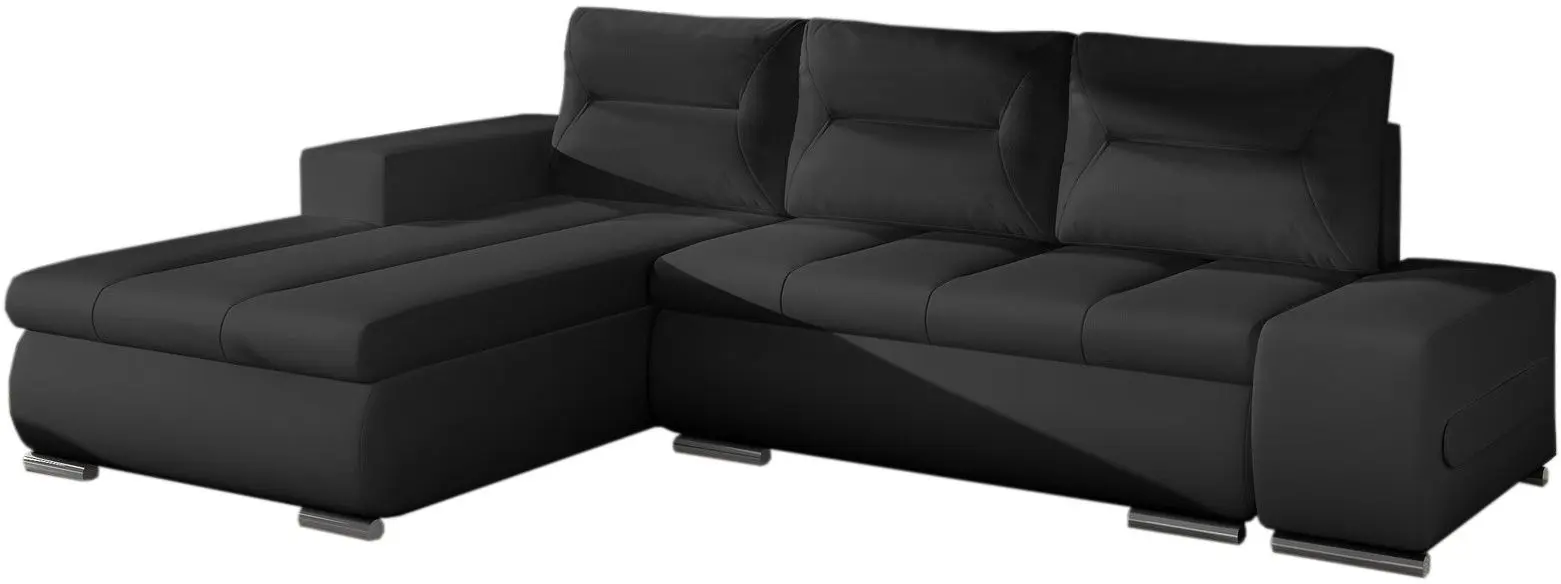 Canapea de colt Eltap Ottavio Soft 11 Left (Black)