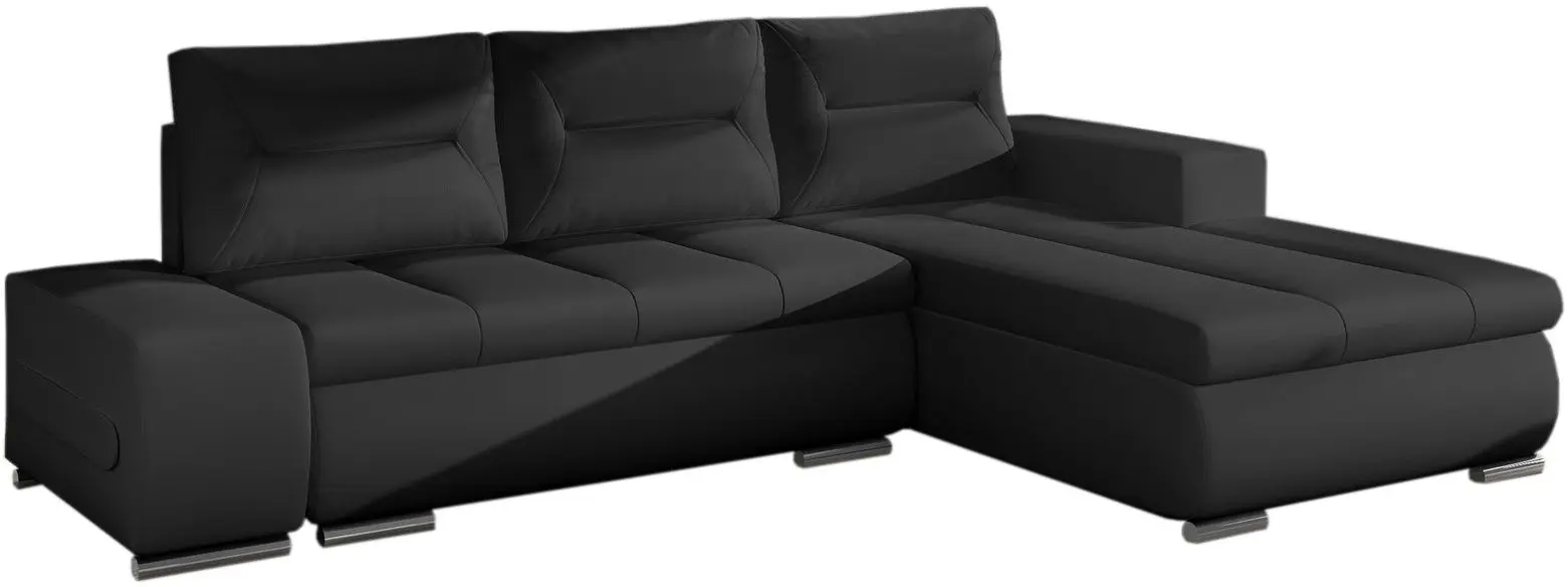 Canapea de colt Eltap Ottavio Soft 11 Right (Black)