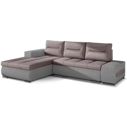 Canapea de colt Eltap Ottavio Soro 61/Soro 83 Left (Pink/Gray Light)