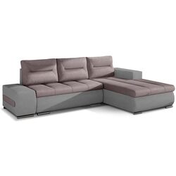 Canapea de colt Eltap Ottavio Soro 61/Soro 83 Right (Pink/Gray Light)