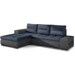 Диван угловой Eltap Ottavio Soro 76/Soro 93 Left (Blue/Gray Dark)