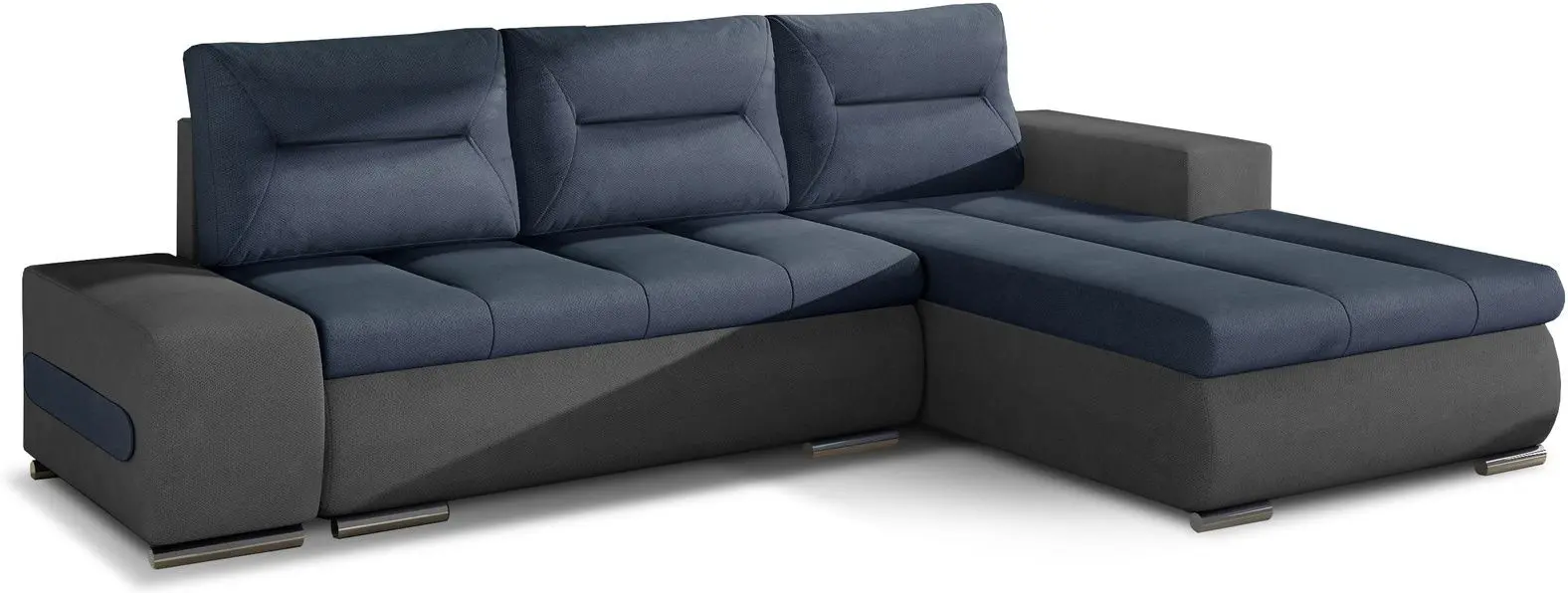 Диван угловой Eltap Ottavio Soro 76/Soro 93 Right (Blue/Gray Dark)