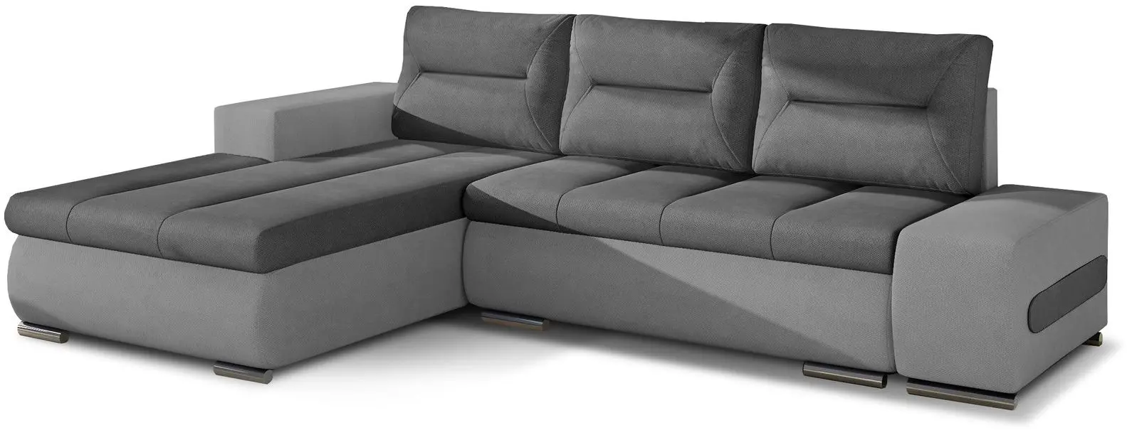 Canapea de colt Eltap Ottavio Soro 93/Soro 83 Left (Gray/Gray Light)