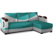 Canapea de colt Eltap Puerto Dora 85/Dora 90 (Turquoise/Gray)