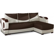 Canapea de colt Eltap Puerto Sawana 26/Soft 33 (Brown/Cream)