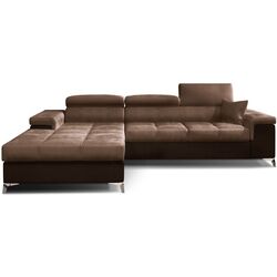 Canapea de colt Eltap Ricardo Monolith 09/Monolith 29 Left (Brown Light/Brown Dark)