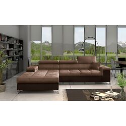 Canapea de colt Eltap Ricardo Monolith 09/Monolith 29 Left (Brown Light/Brown Dark) Thumb