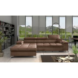 Canapea de colt Eltap Ricardo Monolith 09 Right (Brown Light) Thumb