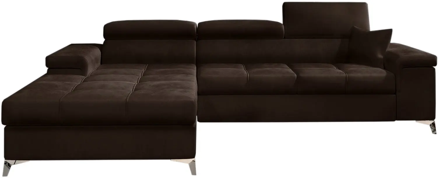Canapea de colt Eltap Ricardo Monolith 29 Left (Brown Dark)