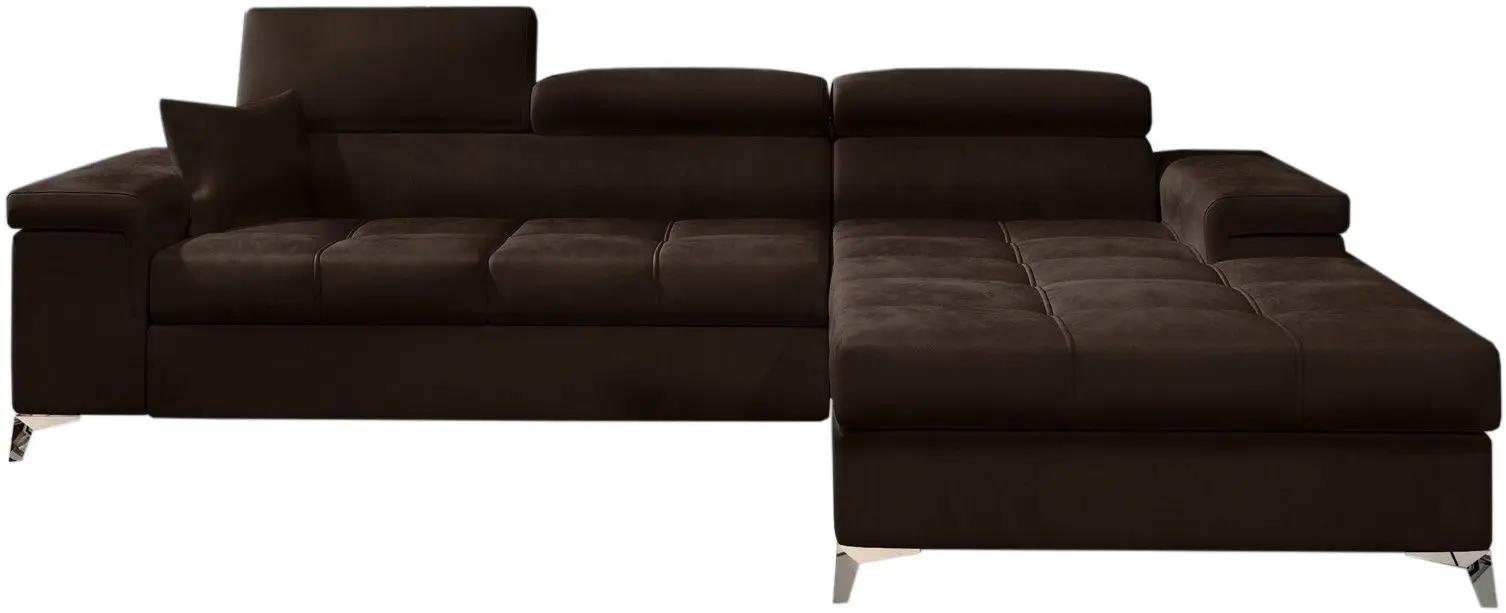 Canapea de colt Eltap Ricardo Monolith 29 Right (Brown Dark)