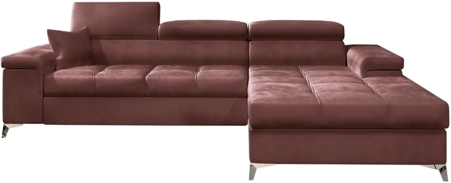 Диван угловой Eltap Ricardo Monolith 63 Right (Marsala)