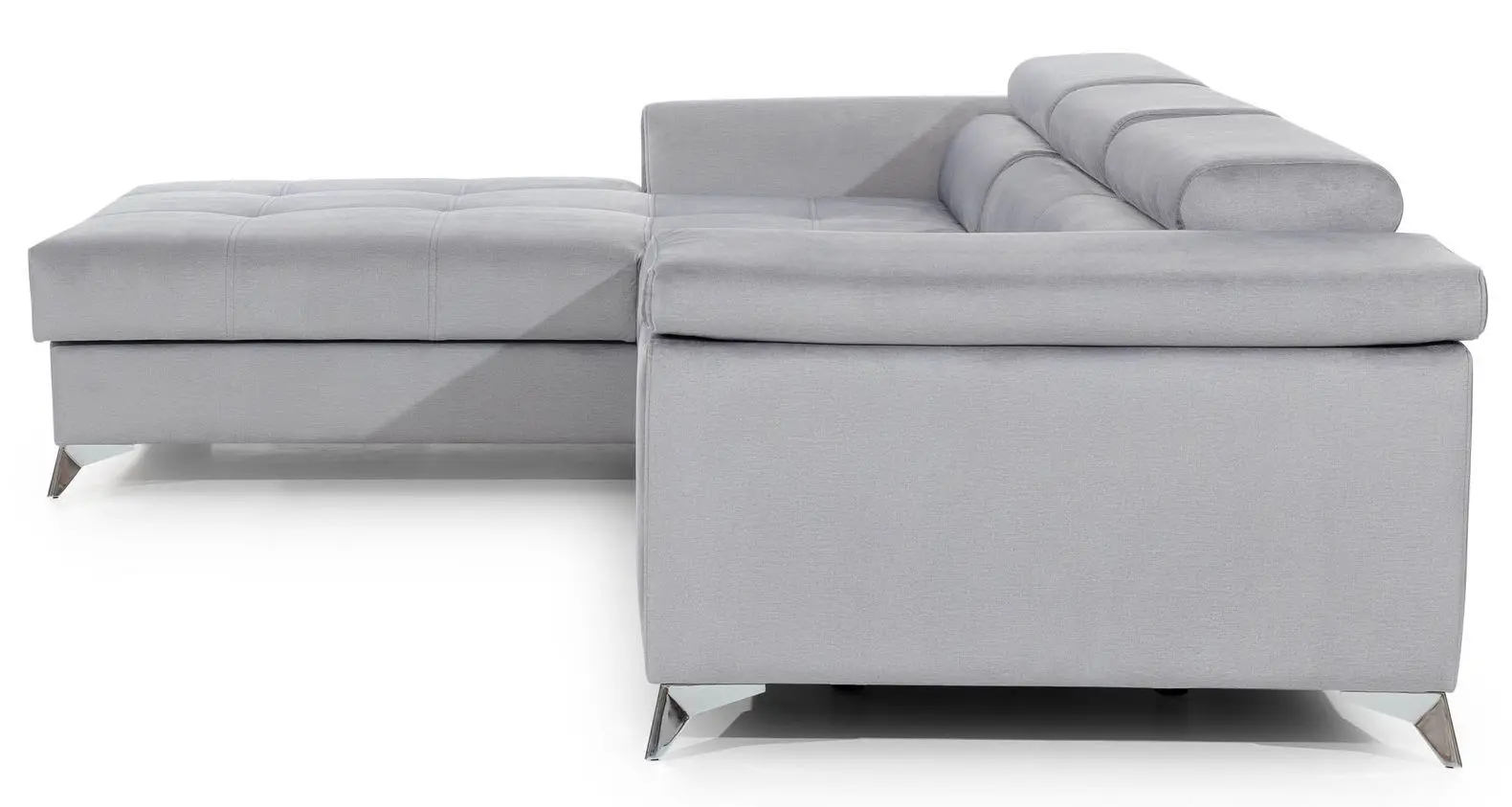 Canapea de colt Eltap Ricardo Monolith 84 Left (Gray Light)