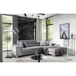 Диван угловой Eltap Ricardo Monolith 84 Right (Gray Light) Thumb