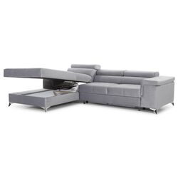 Диван угловой Eltap Ricardo Monolith 84 Right (Gray Light) Thumb