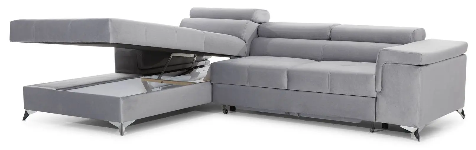 Диван угловой Eltap Ricardo Monolith 84 Right (Gray Light) - 4