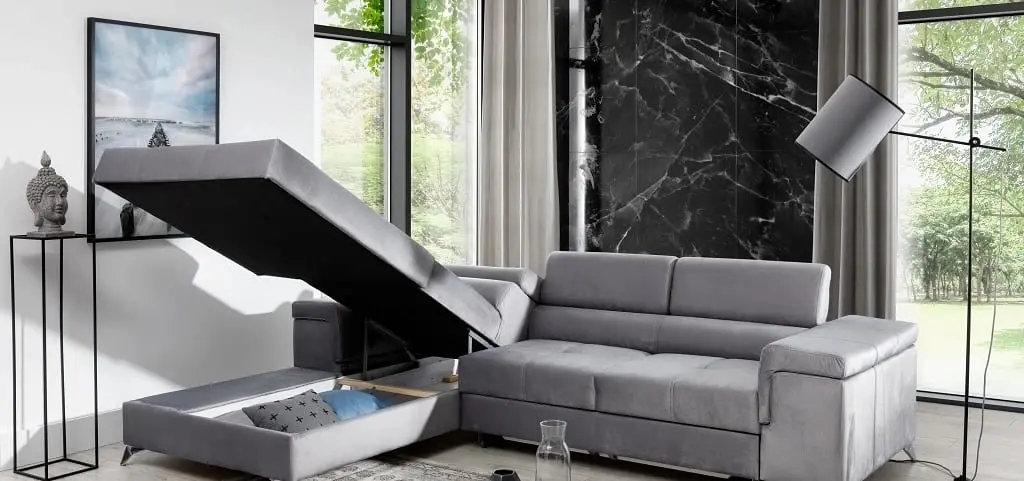 Canapea de colt Eltap Ricardo Righ Kronos 07 (Black)