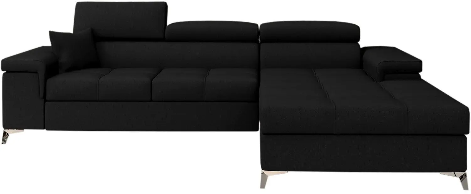 Canapea de colt Eltap Ricardo Sawana 14 Right (Black)