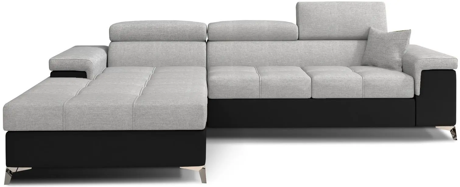 Диван угловой Eltap Ricardo Sawana 21/Soft 11 Left (Gray/Black)