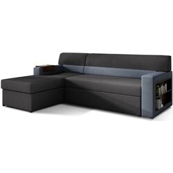 Canapea de colt Eltap Rico Soro 95/Soro 76 Left (Graphite/Blue)