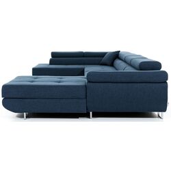 Диван угловой Eltap Rodrigo Sawana 05/Soft 17 Left (Dark Gray/White) Thumb