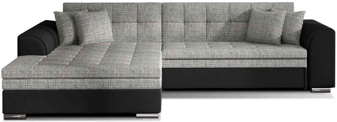 Canapea de colt Eltap Sorento Berlin 01/Soft 11 Left (Gray/Black)