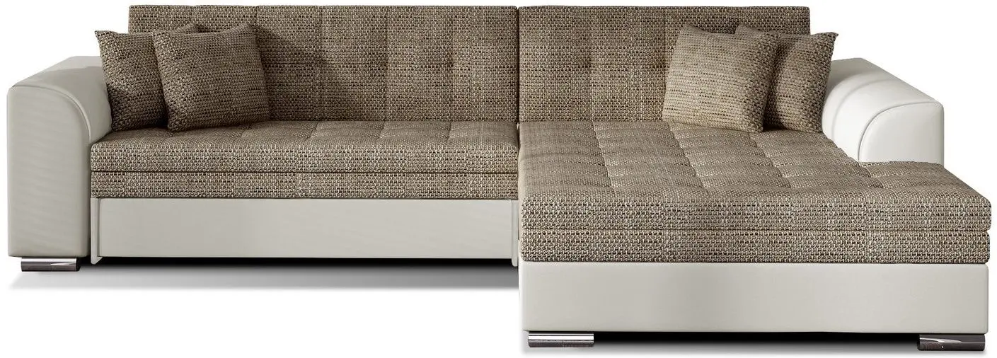 Canapea de colt Eltap Sorento Berlin 03/Soft 33 Right (Beige/Cream)