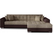 Canapea de colt Eltap Sorento Berlin 03/Soft 66 Right (Beige/Brown Dark)