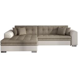 Canapea de colt Eltap Sorento Inari 23/Soft 33 Left (Beige-Gray/Cream)