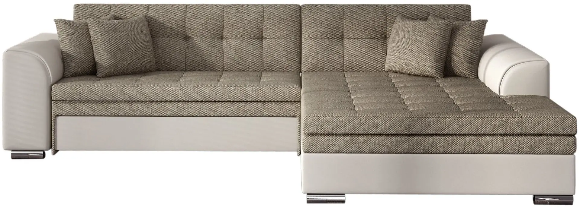 Диван угловой Eltap Sorento Inari 23/Soft 33 Right (Beige-Gray/Cream)