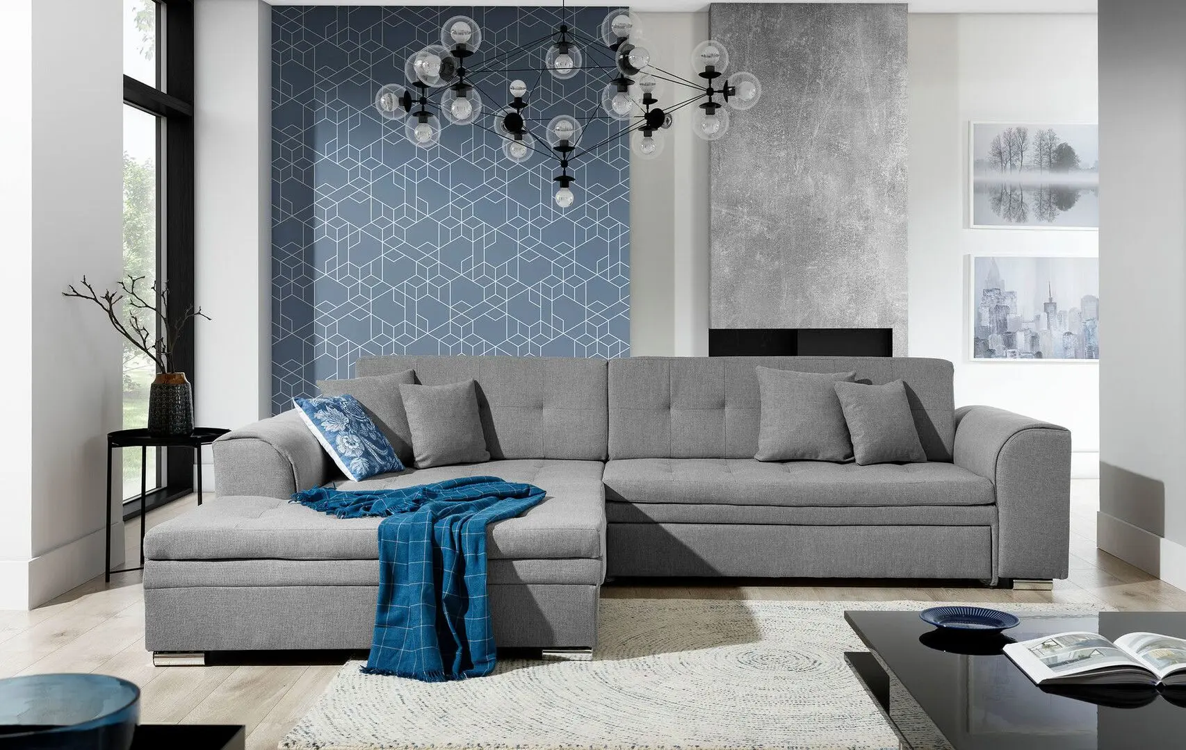 Canapea de colt Eltap Sorento Inari 91 Right (Gray)