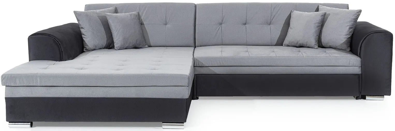 Диван угловой Eltap Sorento Monolith 84/Monolith 97 Left (Gray Light/Dark Graphite)