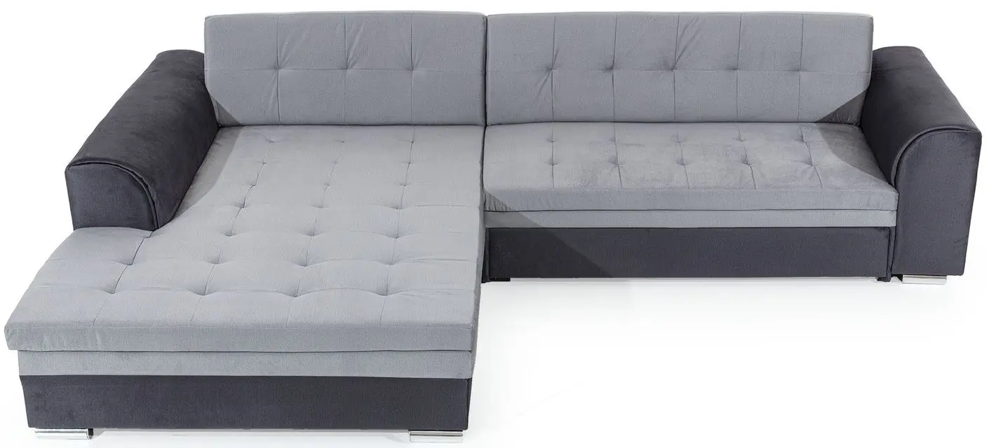 Диван угловой Eltap Sorento Monolith 84/Monolith 97 Right (Gray Light/Dark Graphite)