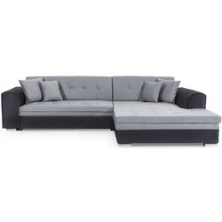 Диван угловой Eltap Sorento Monolith 84/Monolith 97 Right (Gray Light/Dark Graphite)