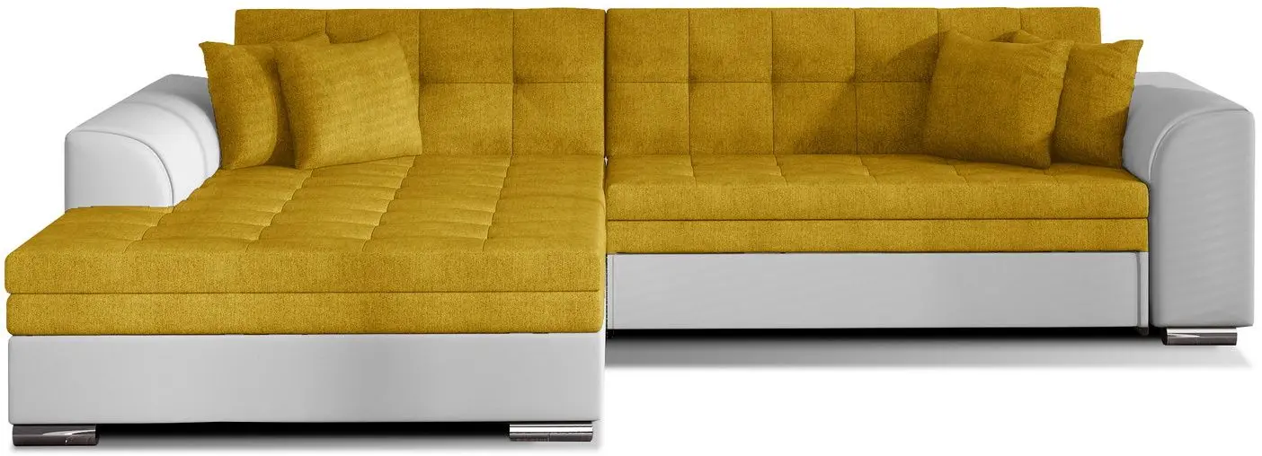 Canapea de colt Eltap Sorento Omega 68/Soft 17 Left (Yellow/White)