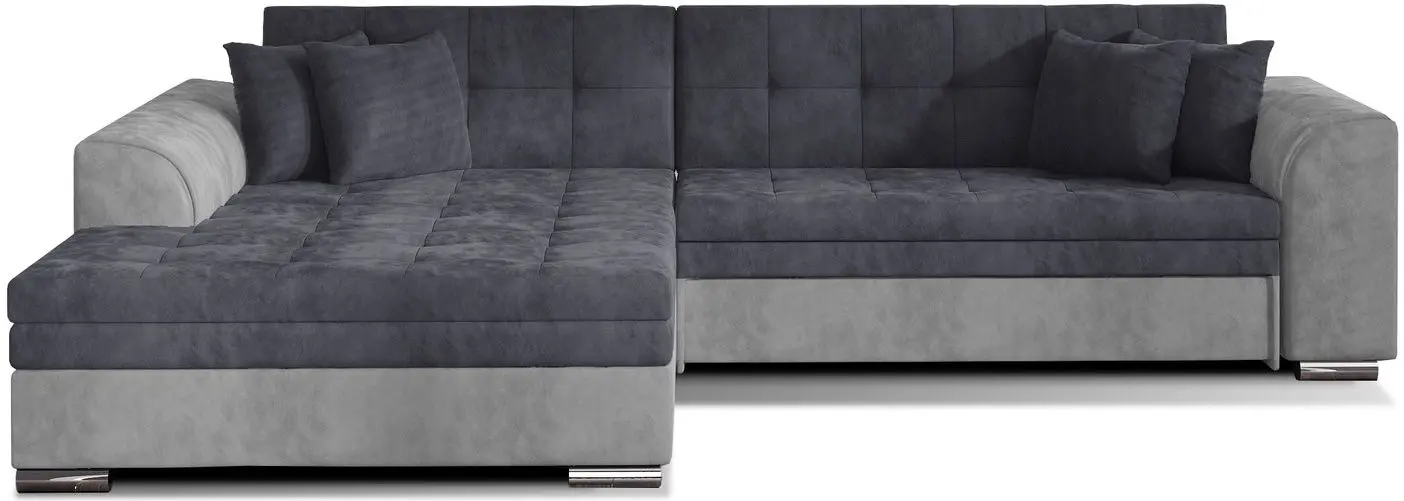 Canapea de colt Eltap Sorento Paros 06/Paros 05 Left (Graphite/Gray Light)