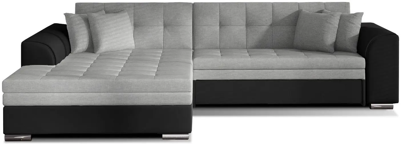 Canapea de colt Eltap Sorento Sawana 21/Soft 11 Left (Gray/Black)