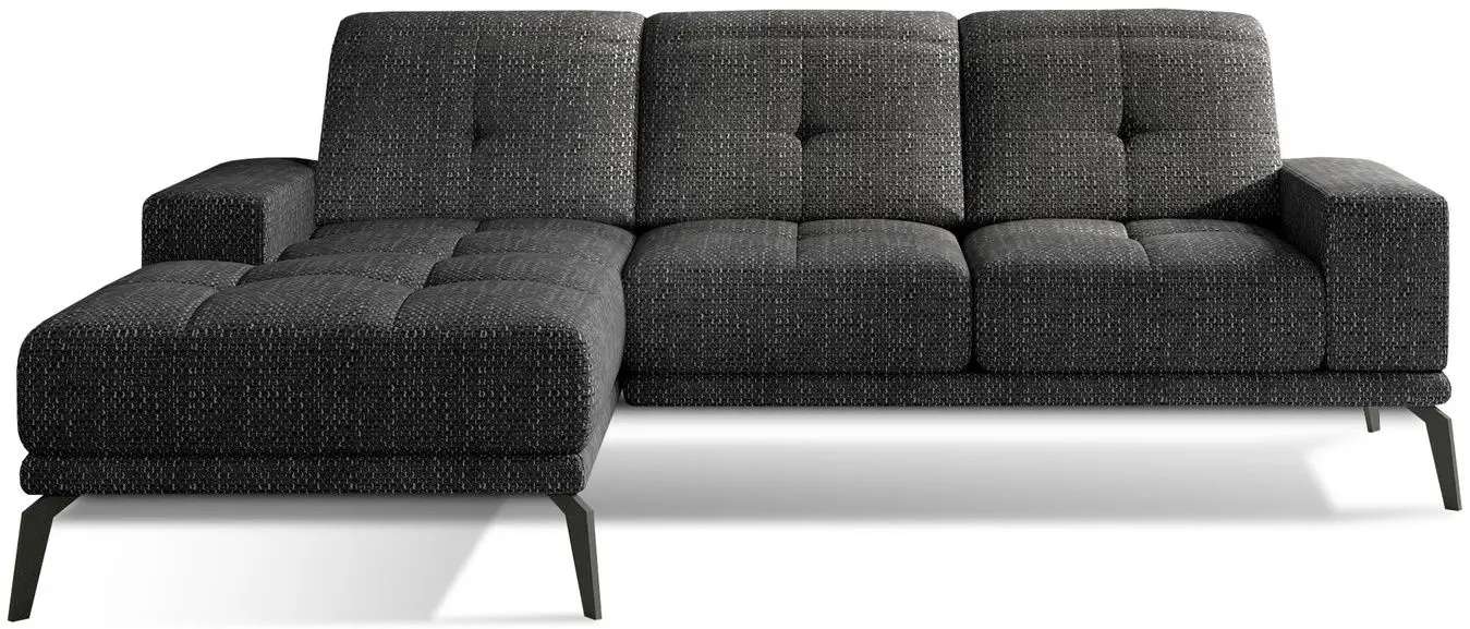 Canapea de colt Eltap Torrense Berlin 02 Left (Dark Gray)