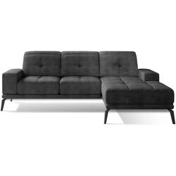 Canapea de colt Eltap Torrense Dora 95 Right (Graphite)