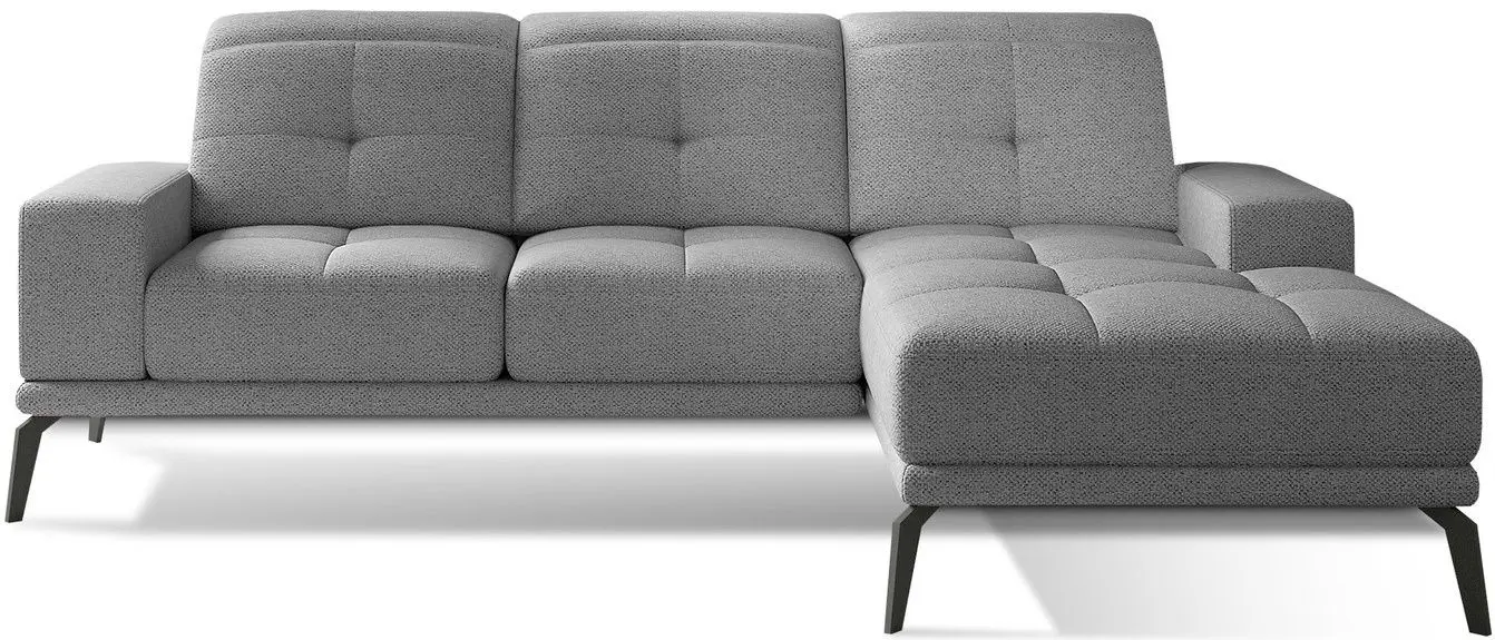 Canapea de colt Eltap Torrense Grande 81 Right (Gray Light)