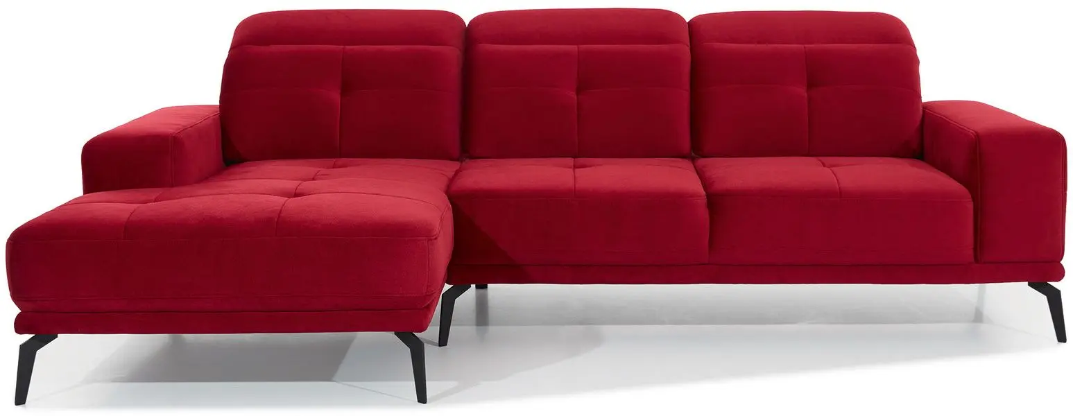 Canapea de colt Eltap Torrense Kronos 02 Left (Pomegranate)