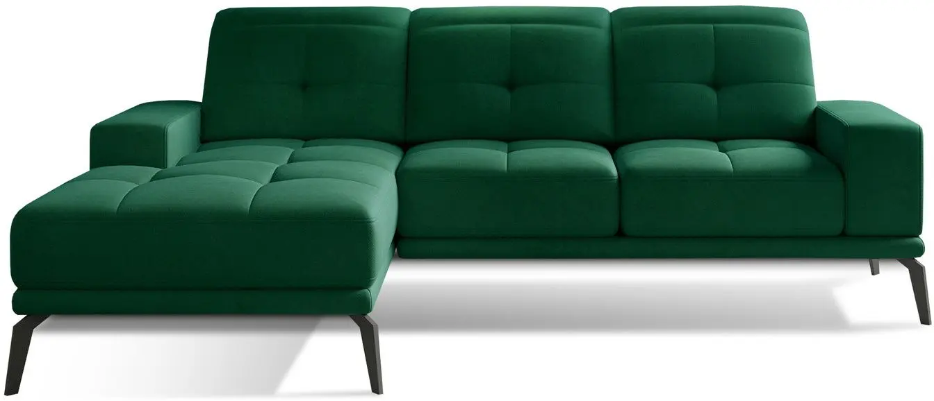 Canapea de colt Eltap Torrense Monolith 37 Left (Emerald)