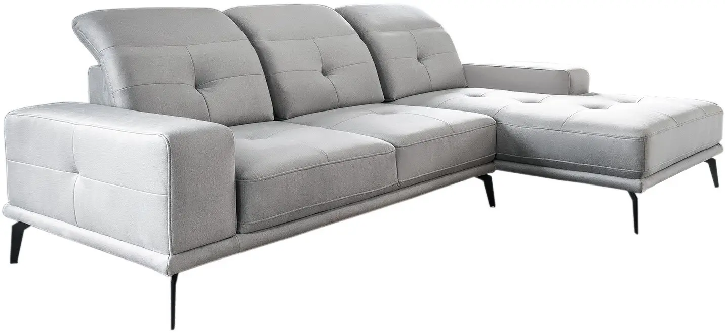 Canapea de colt Eltap Torrense Monolith 84 Right (Gray Light)