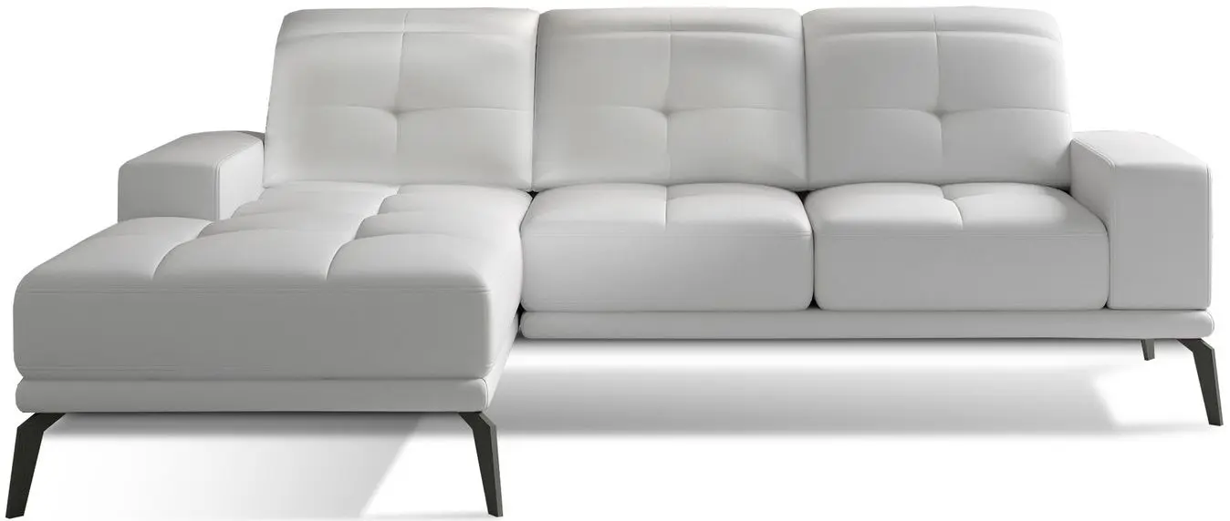 Canapea de colt Eltap Torrense Soft 17 Left (White)