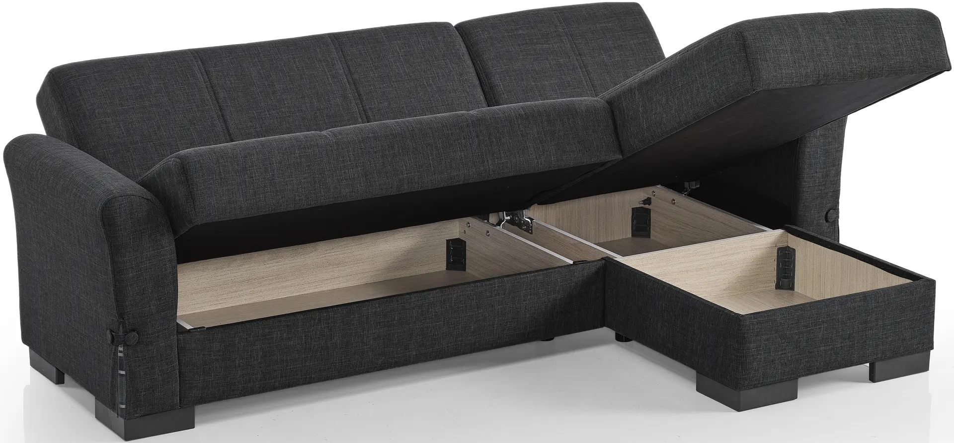 Canapea de colt Fabulous Filamingo 58-002 (Dark Gray)