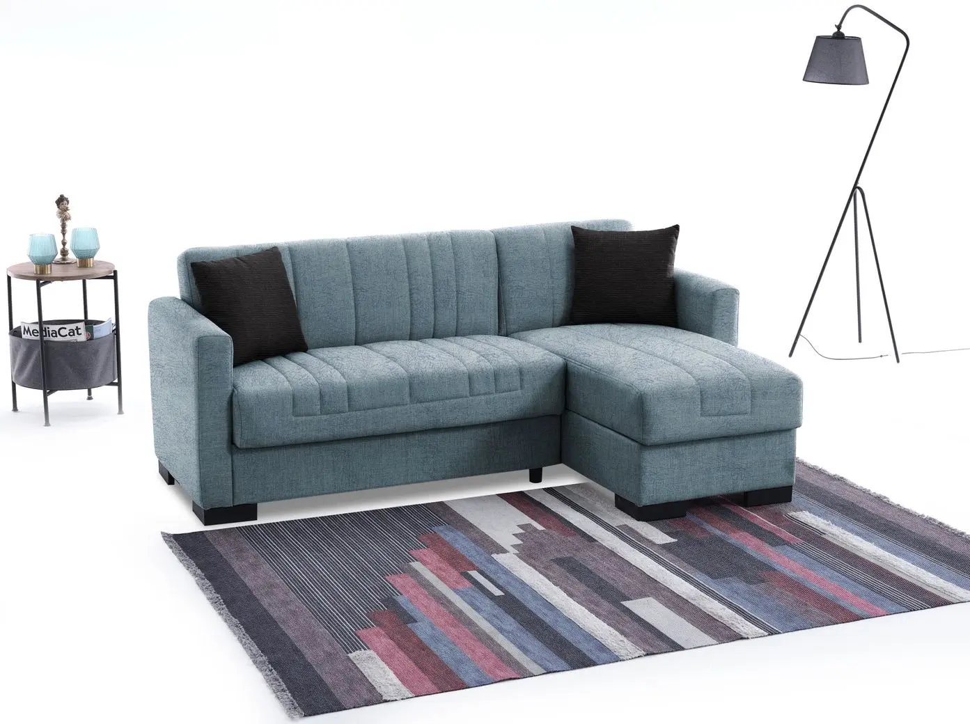 Canapea de colt Fabulous Oasis 51-100 (Gray-Blue)