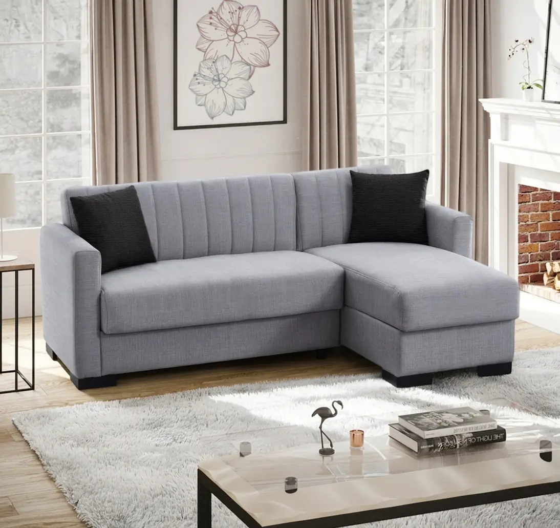 Canapea de colt Fabulous Oskar 51-002 (Gray Light)