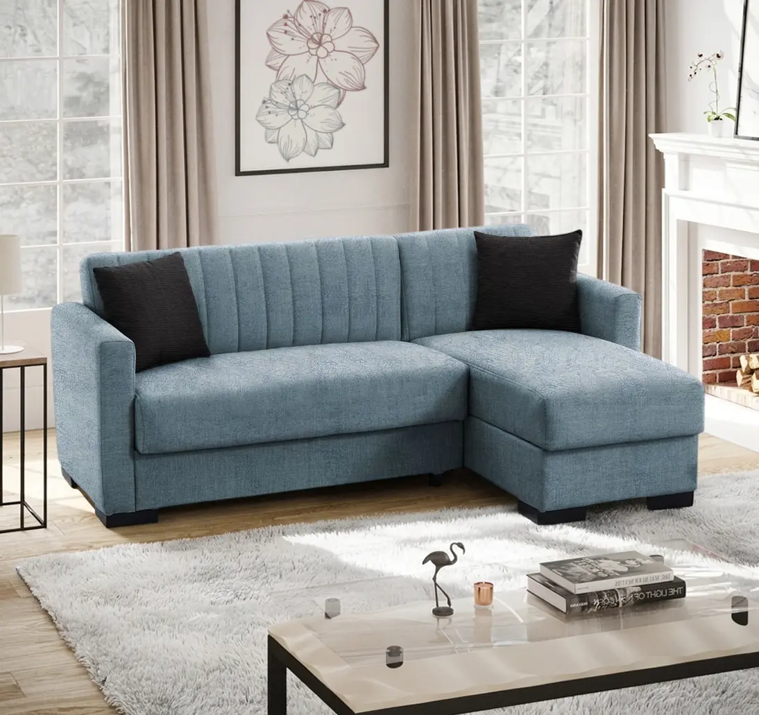 Диван угловой Fabulous Oskar 51-100 (Gray-Blue)