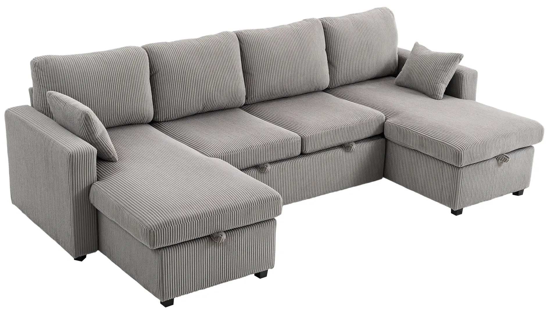 Диван раскладной Homcom 83B-573V01LG (Light Grey)