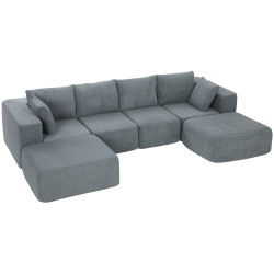 Модульный диван Homcom 83B-686V01CG (Dark Grey) Thumb