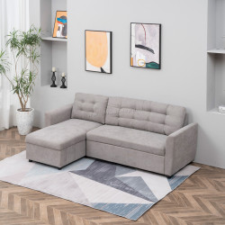 Угловой диван Homcom 839-194 (Grey)